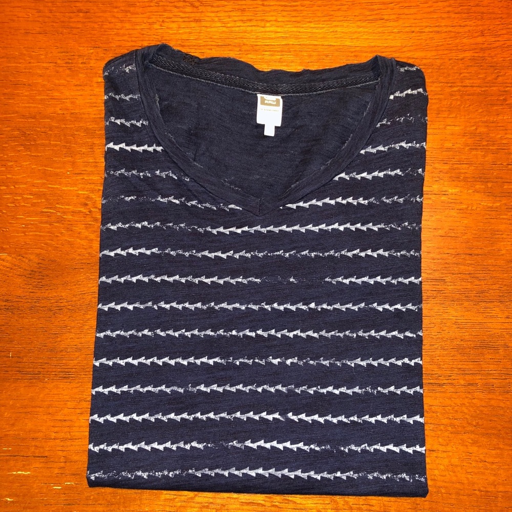 G-Star Raw Men’s Blue Short-sleeve Tee Small